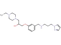 1-(4-ethyl-1-piperazinyl)-3-[3-({[3-(1H-pyrazol-1-yl)propyl]amino}methyl)phenoxy]-2-propanol