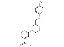 2-{3-[(4-methylphenoxy)methyl]-1-piperidinyl}isonicotinamide