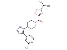 1-[(3-isopropylisoxazol-5-yl)carbonyl]-4-[4-(3-methylphenyl)-1H-pyrazol-5-yl]piperidine