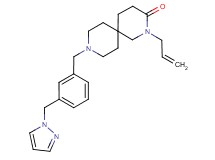 2-allyl-9-[3-(1H-pyrazol-1-ylmethyl)benzyl]-2,9-diazaspiro[5.5]undecan-3-one