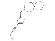 3-[5-(3,9-diazaspiro[5.6]dodec-9-ylmethyl)-3-thienyl]-2-propyn-1-ol dihydrochloride