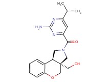 [(3aS*,9bS*)-2-[(2-amino-6-isopropylpyrimidin-4-yl)carbonyl]-1,2,3,9b-tetrahydrochromeno[3,4-c]pyrrol-3a(4H)-yl]methanol