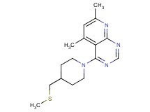 5,7-dimethyl-4-{4-[(methylthio)methyl]piperidin-1-yl}pyrido[2,3-d]pyrimidine