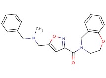 N-benzyl-1-[3-(2,3-dihydro-1,4-benzoxazepin-4(5H)-ylcarbonyl)isoxazol-5-yl]-N-methylmethanamine