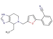 2-{5-[(4-ethyl-1,4,6,7-tetrahydro-5H-imidazo[4,5-c]pyridin-5-yl)methyl]-2-furyl}benzonitrile