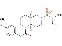 (4aR*,8aS*)-N,N-dimethyl-1-{[4-(methylthio)phenyl]acetyl}octahydro-1,6-naphthyridine-6(2H)-sulfonamide
