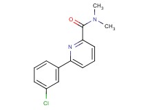 6-(3-chlorophenyl)-N,N-dimethylpyridine-2-carboxamide