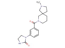 1-{3-[(2-methyl-2,7-diazaspiro[4.5]dec-7-yl)carbonyl]phenyl}imidazolidin-2-one