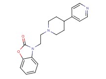 3-[2-(4-pyridin-4-ylpiperidin-1-yl)ethyl]-1,3-benzoxazol-2(3H)-one
