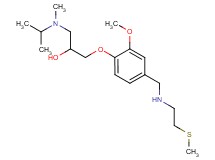 1-[isopropyl(methyl)amino]-3-[2-methoxy-4-({[2-(methylthio)ethyl]amino}methyl)phenoxy]-2-propanol