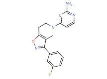 4-[3-(3-fluorophenyl)-6,7-dihydroisoxazolo[4,5-c]pyridin-5(4H)-yl]pyrimidin-2-amine