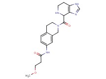 3-methoxy-N-[2-(4,5,6,7-tetrahydro-1H-imidazo[4,5-c]pyridin-4-ylcarbonyl)-1,2,3,4-tetrahydroisoquinolin-7-yl]propanamide