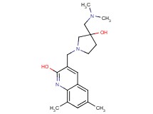 3-({3-[(dimethylamino)methyl]-3-hydroxy-1-pyrrolidinyl}methyl)-6,8-dimethyl-2-quinolinol