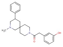 3-[2-(2-methyl-4-phenyl-2,9-diazaspiro[5.5]undec-9-yl)-2-oxoethyl]phenol