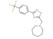 1-({3-[4-(trifluoromethyl)phenyl]-1,2,4-oxadiazol-5-yl}methyl)azepane