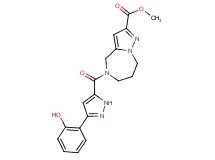 methyl 5-{[3-(2-hydroxyphenyl)-1H-pyrazol-5-yl]carbonyl}-5,6,7,8-tetrahydro-4H-pyrazolo[1,5-a][1,4]diazepine-2-carboxylate
