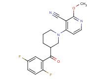 4-[3-(2,5-difluorobenzoyl)piperidin-1-yl]-2-methoxynicotinonitrile