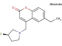 6-ethyl-4-{[(3R)-3-fluoropyrrolidin-1-yl]methyl}-2H-chromen-2-one