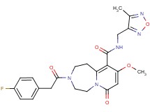 3-[(4-fluorophenyl)acetyl]-9-methoxy-N-[(4-methyl-1,2,5-oxadiazol-3-yl)methyl]-7-oxo-1,2,3,4,5,7-hexahydropyrido[1,2-d][1,4]diazepine-10-carboxamide