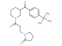 1-{3-[3-(4-tert-butylbenzoyl)-1-piperidinyl]-3-oxopropyl}-2-pyrrolidinone