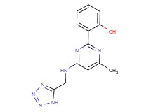 2-{4-methyl-6-[(1H-tetrazol-5-ylmethyl)amino]pyrimidin-2-yl}phenol