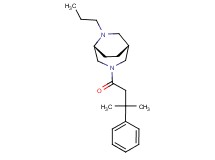 (1R*,5R*)-3-(3-methyl-3-phenylbutanoyl)-6-propyl-3,6-diazabicyclo[3.2.2]nonane