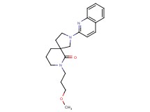 7-(3-methoxypropyl)-2-quinolin-2-yl-2,7-diazaspiro[4.5]decan-6-one