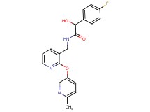 2-(4-fluorophenyl)-2-hydroxy-N-({2-[(6-methylpyridin-3-yl)oxy]pyridin-3-yl}methyl)acetamide