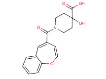 1-(1-benzoxepin-4-ylcarbonyl)-4-hydroxypiperidine-4-carboxylic acid