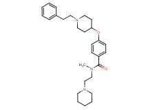N-methyl-4-{[1-(2-phenylethyl)-4-piperidinyl]oxy}-N-[2-(1-piperidinyl)ethyl]benzamide