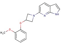 6-[3-(2-methoxyphenoxy)azetidin-1-yl]-1H-pyrrolo[2,3-b]pyridine