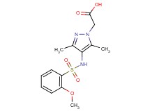 (4-{[(2-methoxyphenyl)sulfonyl]amino}-3,5-dimethyl-1H-pyrazol-1-yl)acetic acid