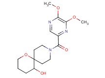 9-[(5,6-dimethoxypyrazin-2-yl)carbonyl]-1-oxa-9-azaspiro[5.5]undecan-5-ol