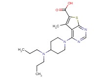 4-[4-(dipropylamino)piperidin-1-yl]-5-methylthieno[2,3-d]pyrimidine-6-carboxylic acid