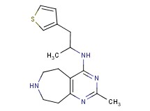 2-methyl-N-[1-methyl-2-(3-thienyl)ethyl]-6,7,8,9-tetrahydro-5H-pyrimido[4,5-d]azepin-4-amine dihydrochloride