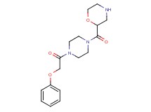 2-{[4-(phenoxyacetyl)piperazin-1-yl]carbonyl}morpholine