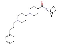 4-[(1S*,4S*)-2-azabicyclo[2.2.1]hept-2-ylcarbonyl]-1'-(3-phenylpropyl)-1,4'-bipiperidine