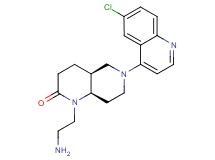 rel-(4aS,8aR)-1-(2-aminoethyl)-6-(6-chloro-4-quinolinyl)octahydro-1,6-naphthyridin-2(1H)-one dihydrochloride