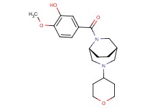 2-methoxy-5-{[(1S*,5R*)-3-(tetrahydro-2H-pyran-4-yl)-3,6-diazabicyclo[3.2.2]non-6-yl]carbonyl}phenol