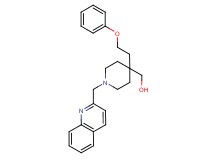 [4-(2-phenoxyethyl)-1-(2-quinolinylmethyl)-4-piperidinyl]methanol