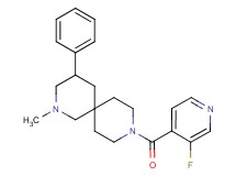 9-(3-fluoroisonicotinoyl)-2-methyl-4-phenyl-2,9-diazaspiro[5.5]undecane