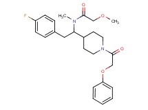 N-{2-(4-fluorophenyl)-1-[1-(phenoxyacetyl)-4-piperidinyl]ethyl}-2-methoxy-N-methylacetamide