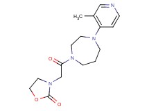 3-{2-[4-(3-methyl-4-pyridinyl)-1,4-diazepan-1-yl]-2-oxoethyl}-1,3-oxazolidin-2-one