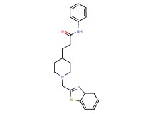 3-[1-(1,3-benzothiazol-2-ylmethyl)-4-piperidinyl]-N-phenylpropanamide