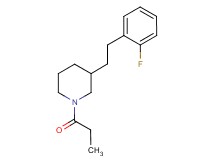3-[2-(2-fluorophenyl)ethyl]-1-propionylpiperidine
