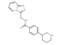 4-piperidin-3-yl-N-([1,2,4]triazolo[4,3-a]pyridin-3-ylmethyl)benzamide