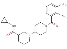 N-cyclopropyl-1'-(2,3-dimethylbenzoyl)-1,4'-bipiperidine-3-carboxamide