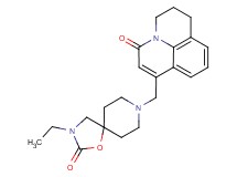 7-[(3-ethyl-2-oxo-1-oxa-3,8-diazaspiro[4.5]dec-8-yl)methyl]-2,3-dihydro-1H,5H-pyrido[3,2,1-ij]quinolin-5-one