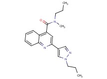 N-methyl-N-propyl-2-(1-propyl-1H-pyrazol-4-yl)quinoline-4-carboxamide