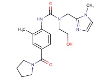 N-(2-hydroxyethyl)-N-[(1-methyl-1H-imidazol-2-yl)methyl]-N'-[2-methyl-4-(pyrrolidin-1-ylcarbonyl)phenyl]urea